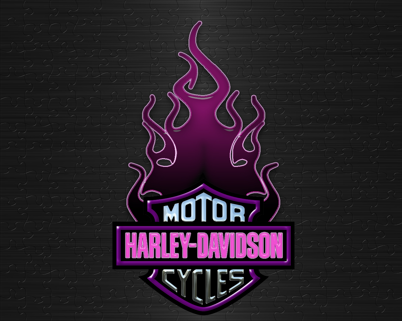 Free Download Purple Harley Davidson Logo Wallpaper 16826