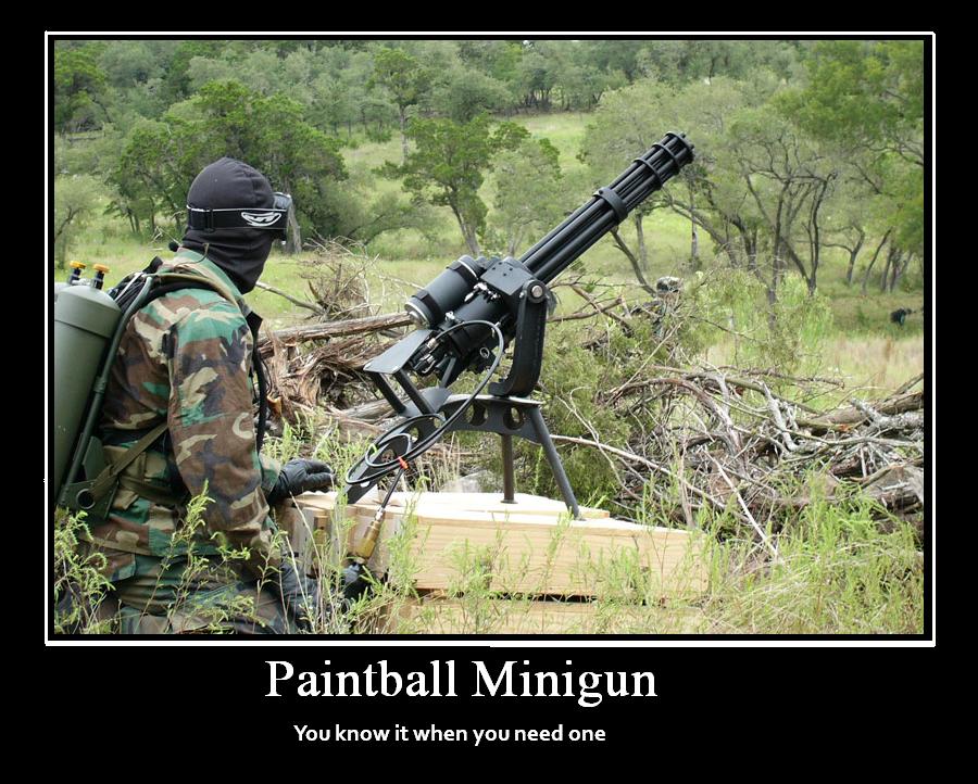Paintball Minigun By Dirtbiker715