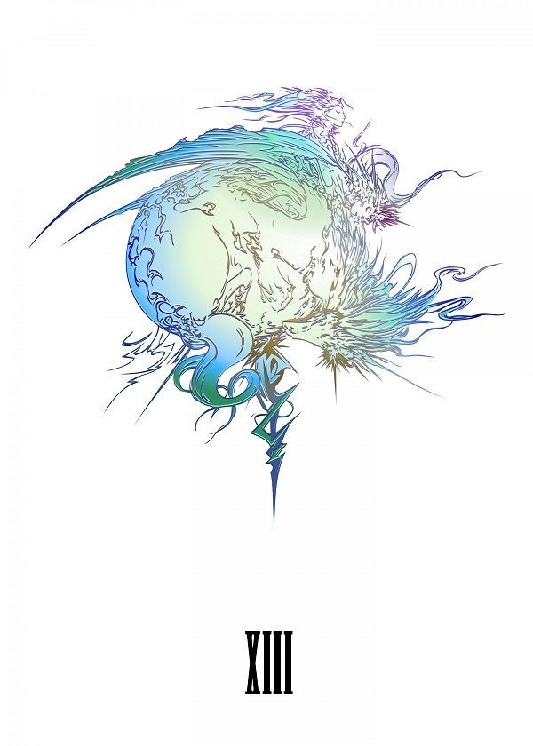 Final Fantasy Xiii Logo Poster Fantasi Game