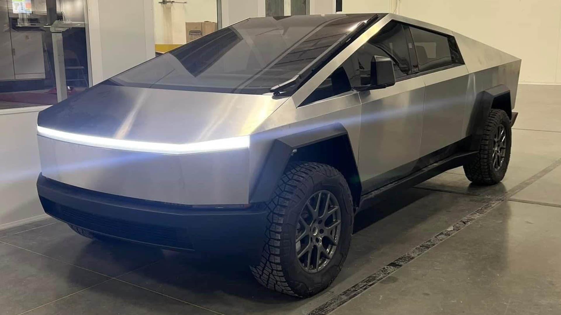 Tesla Cybertruck Prototype Leaked In Full Drive