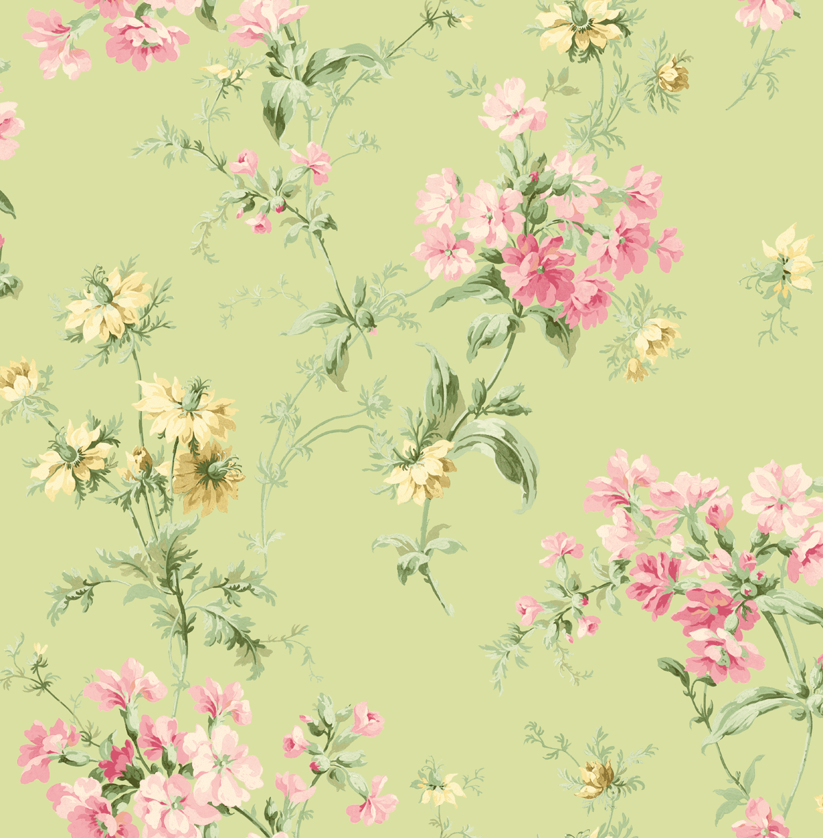 Wallpaper Inspired By Country French And English Springtime Style