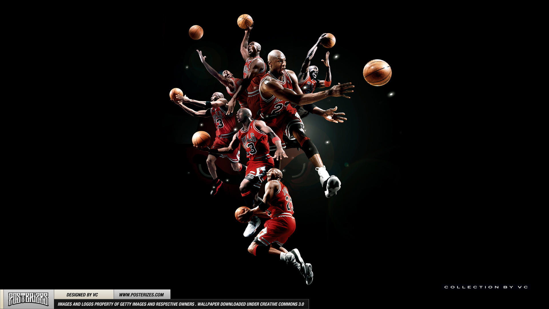 Chicago Bulls Michael Jordan Posterizes