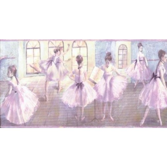 Ballerina Ballet for Girls Wallpaper Border   All 4 Walls Wallpaper
