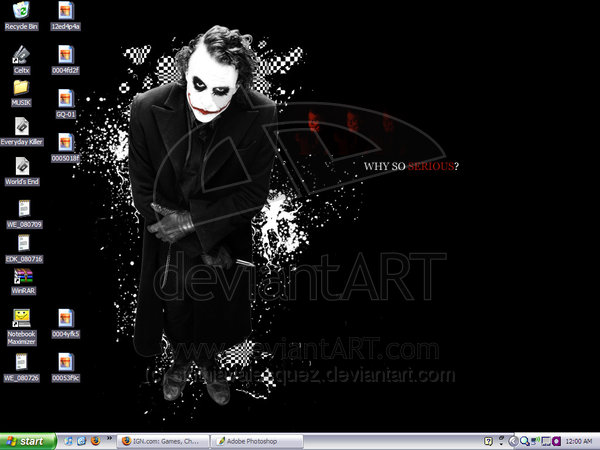 Why So Serious Wallpaper By Sinthiavalesquez