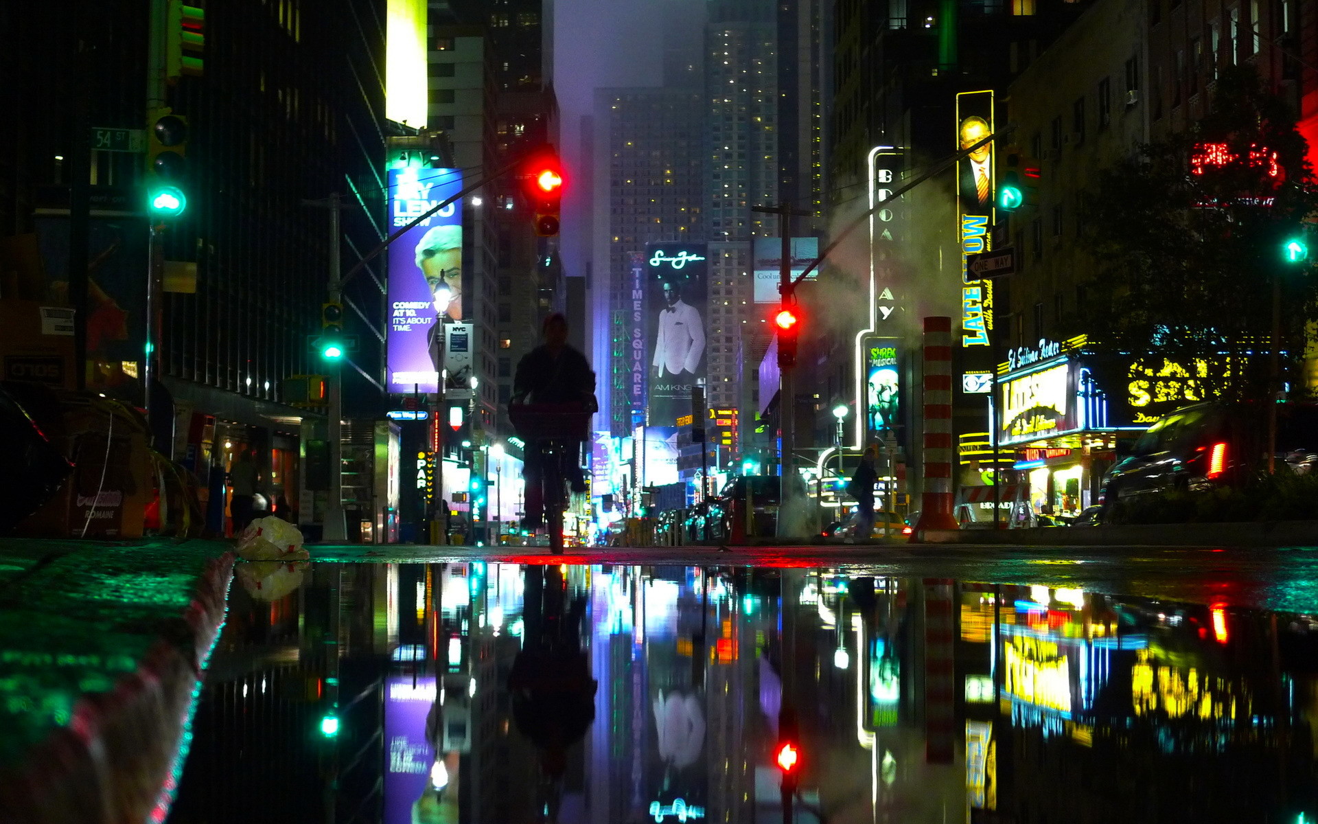 Street Wallpaper HD Night City