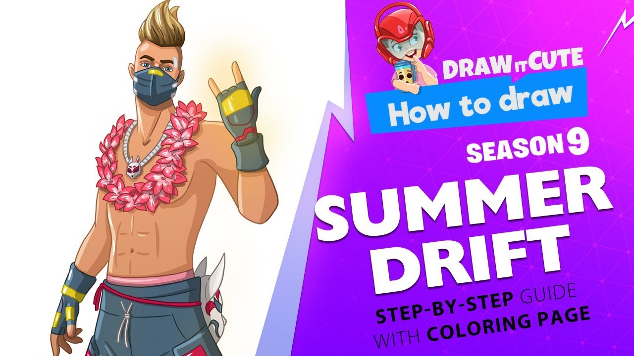 How To Draw Summer Drift Fortnite Season It Cute