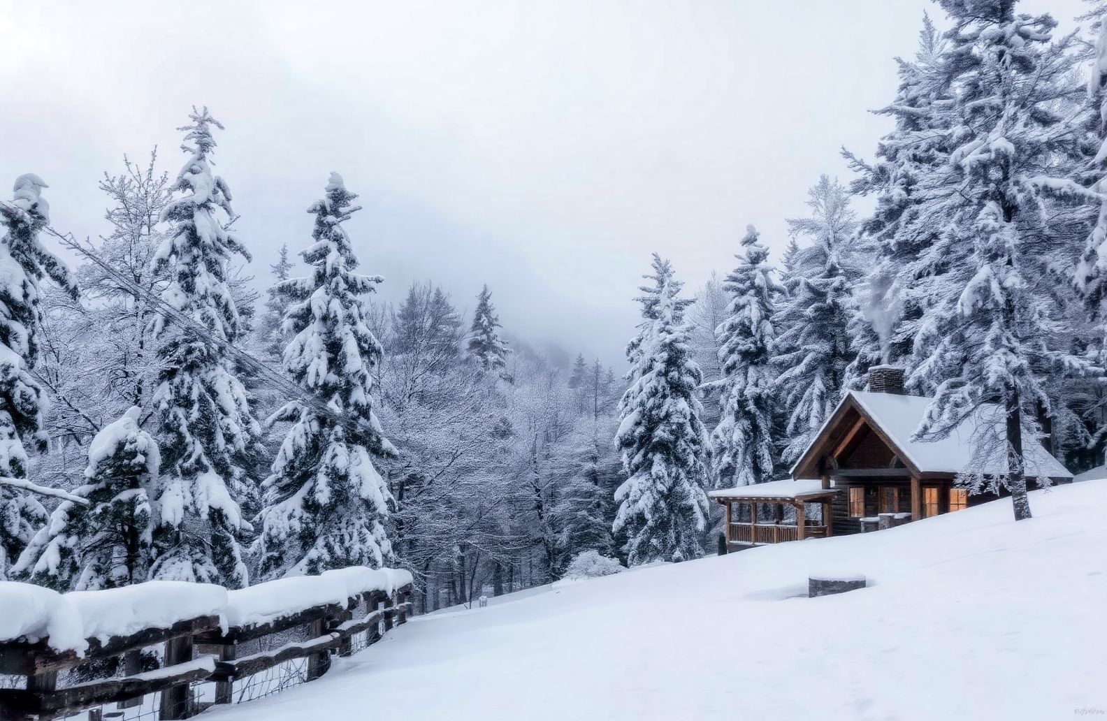 Winter Scene Wallpaper
