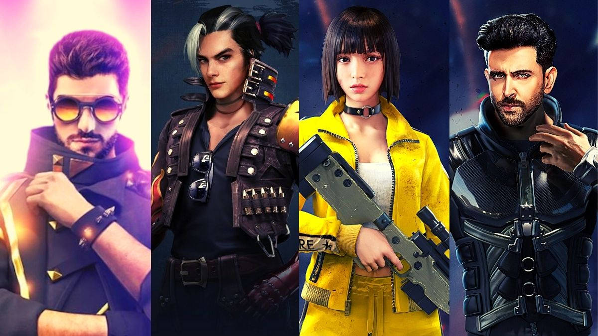 Fire Characters Collage Qsueutuodadz5iip Wallpaper