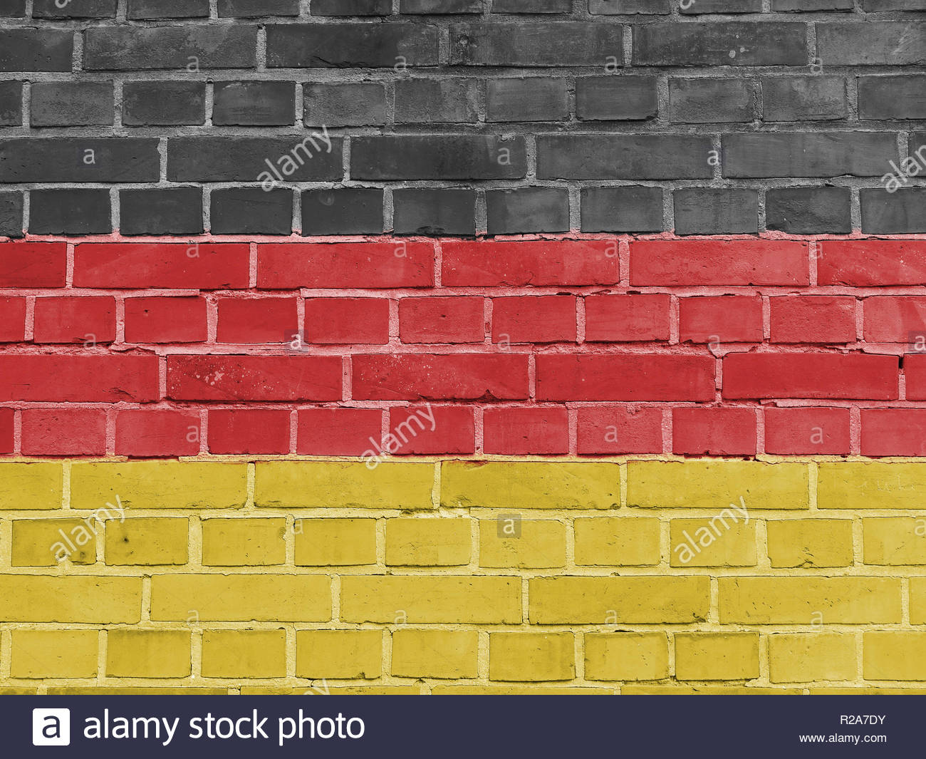 Germany Politics Concept German Flag Wall Background Texture