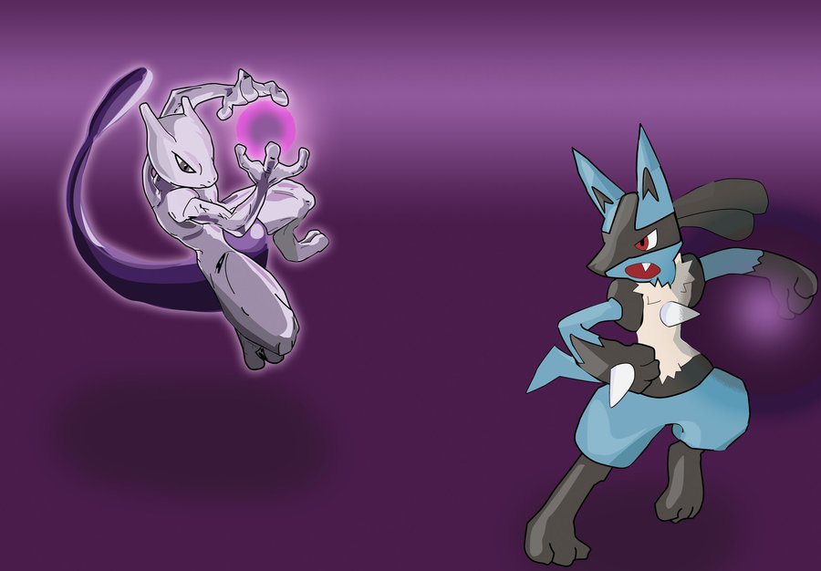 Lucario Vs Mewtwo Wallpaper Images Pictures   Becuo