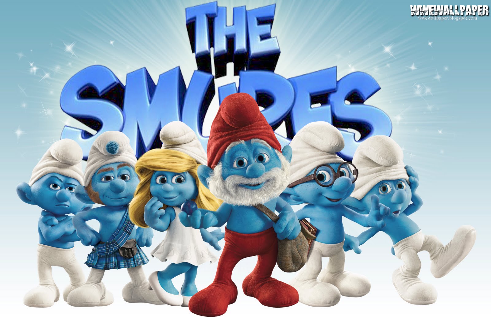 Wallpaper Smurfs Movie