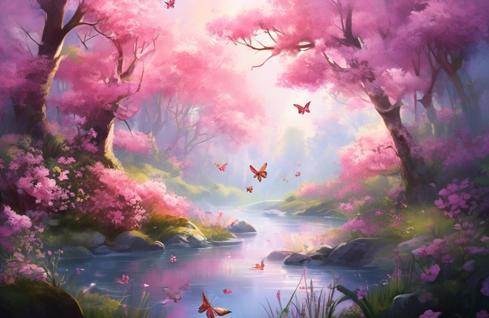 Pink Nature Wallpaper