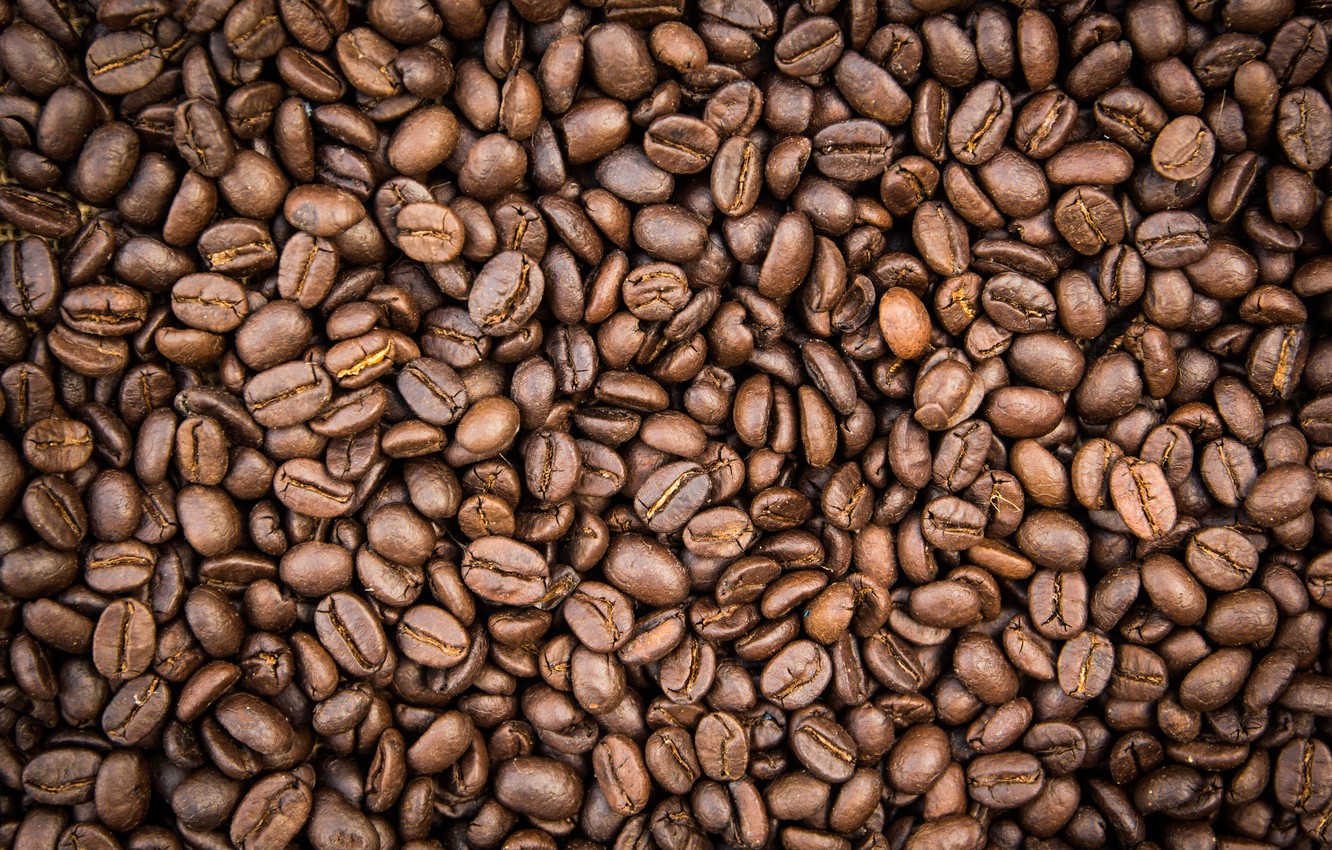 Wallpaper Background Coffee Grain Texture Beans