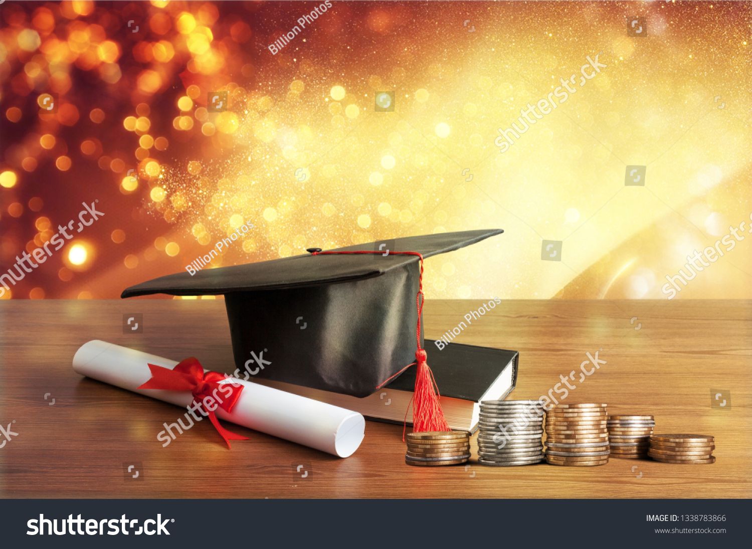 Scholarship Debt Loan Student Academic Background Banking Ad