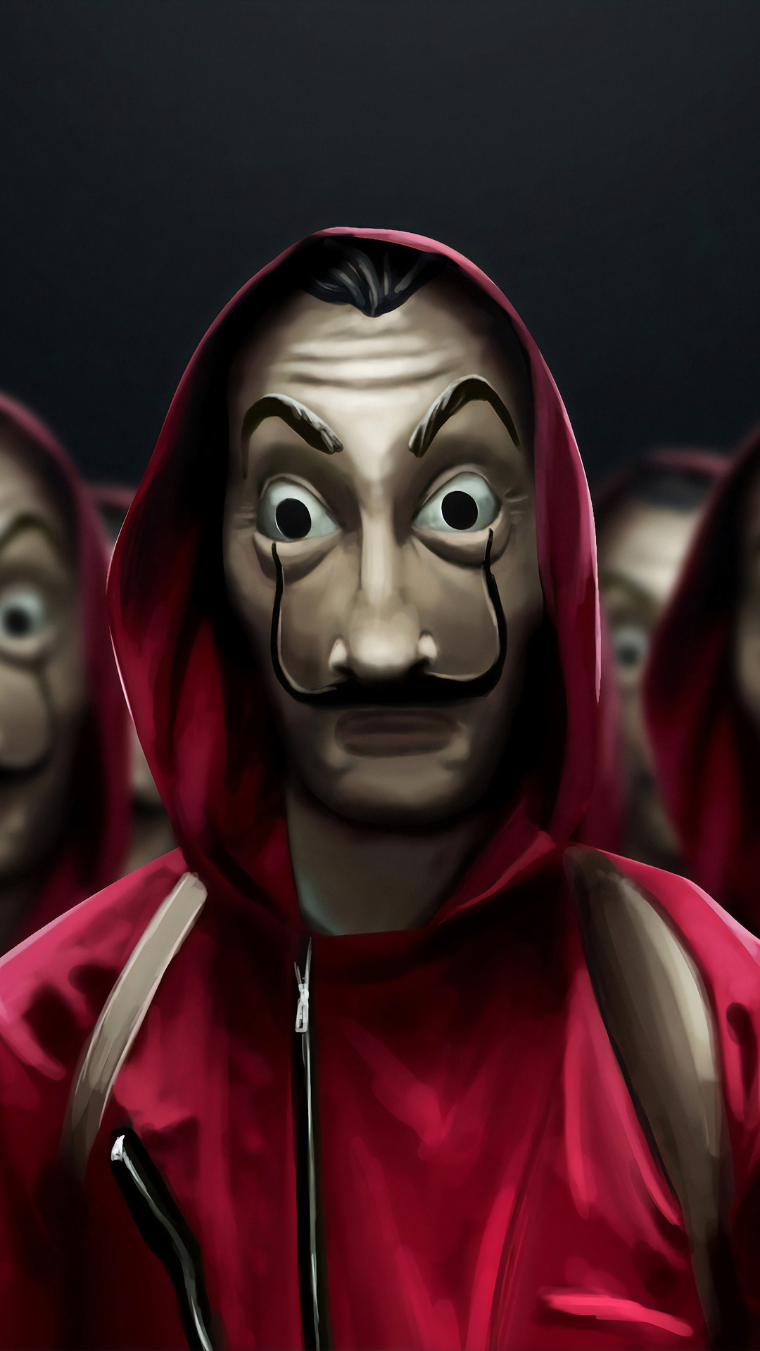Money Heist Costume Dali Mask 4k Wallpaper
