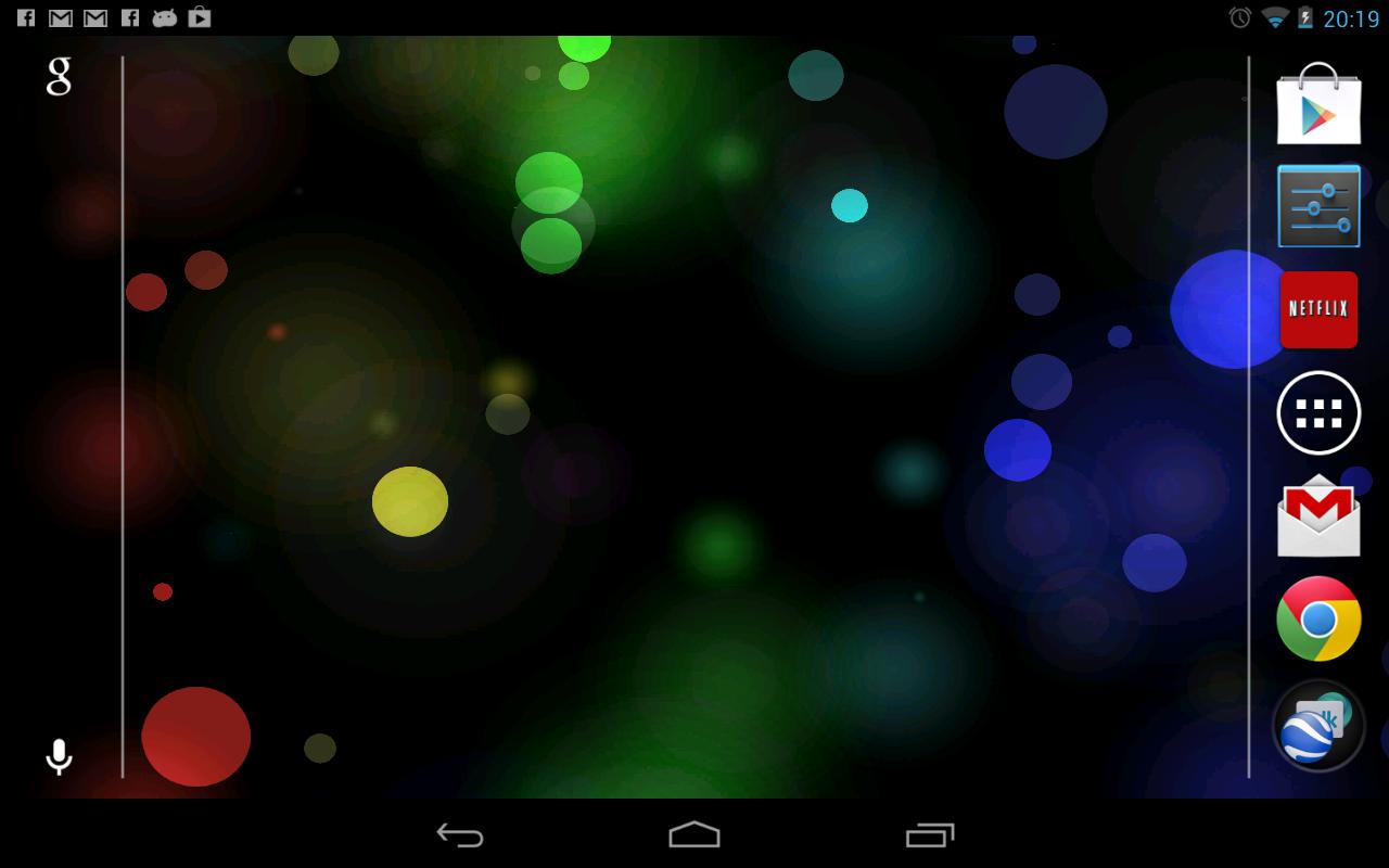 Particles Nexus Live Wallpaper Screenshot