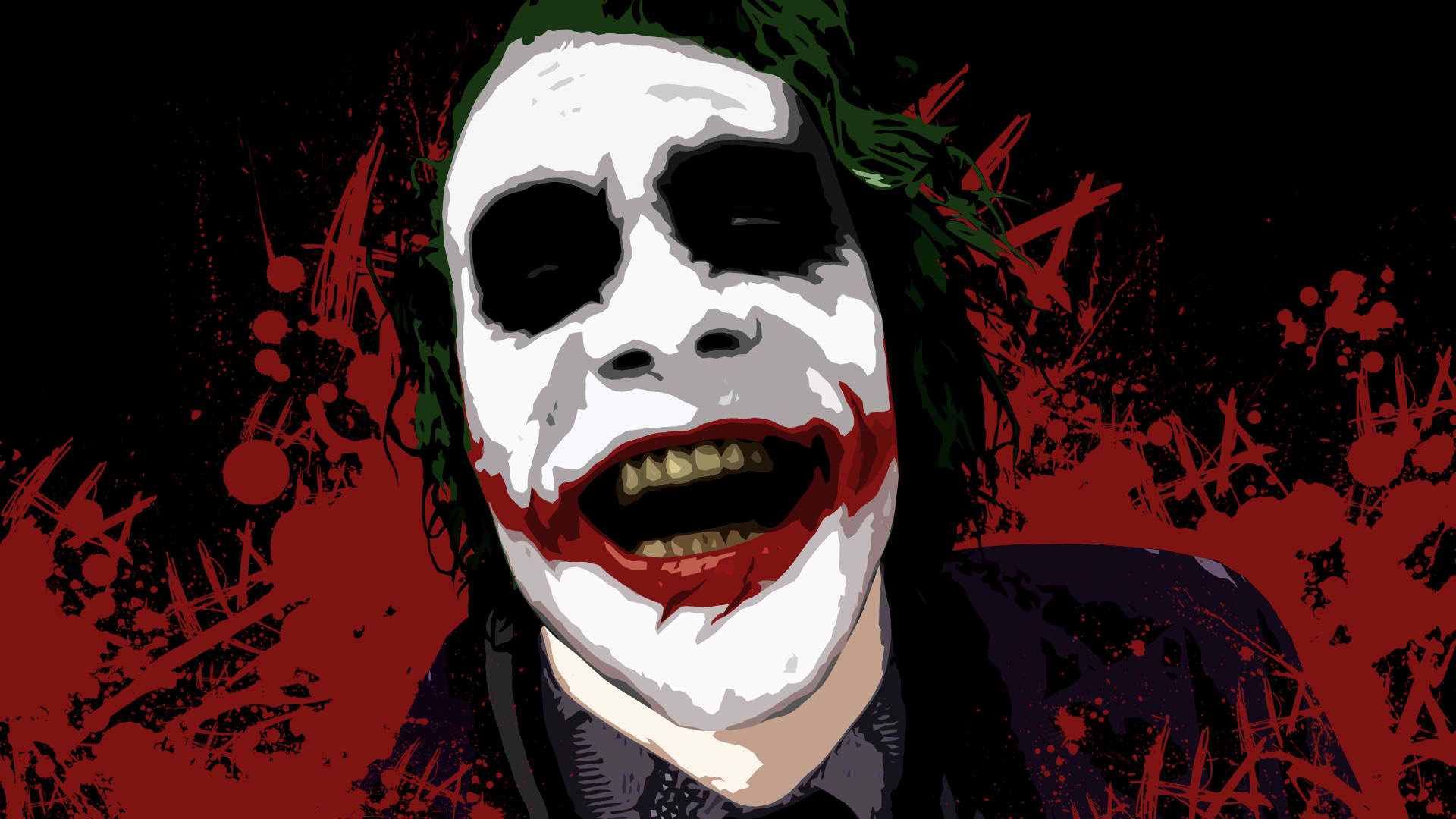 Dc Ics Wallpaper The Joker Heath Ledger