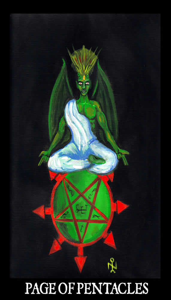 Pentacles Esoteric And Occult Luciferian Tarot Cards Wallpaper Image