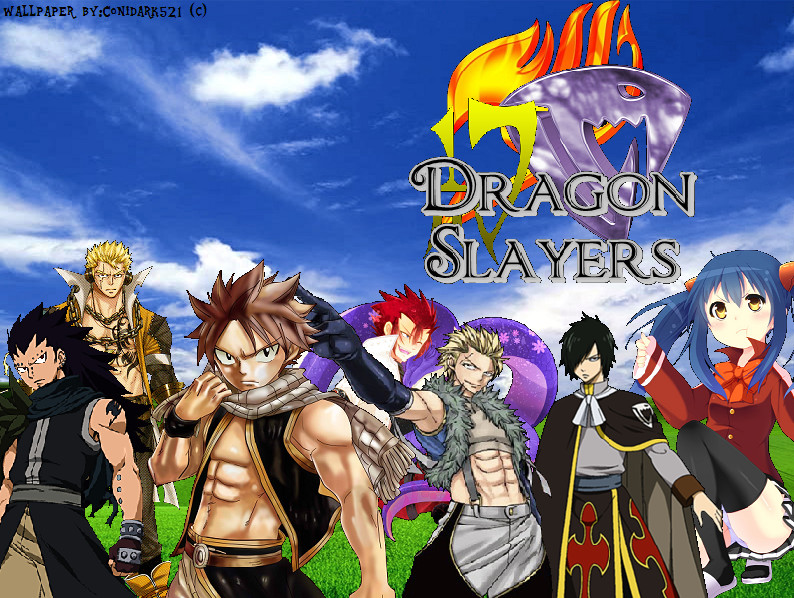 Fairy Tail Wallpaper Dragon Slayers By Conidark521