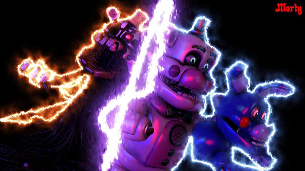 Funtime Freddy And Molten Freddy WallPaper 4k Five Nights At