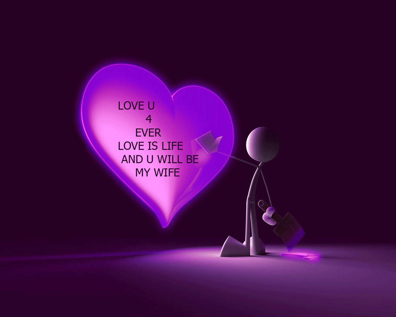 Love You Heart HD Desktop Wallpaper Quotes I