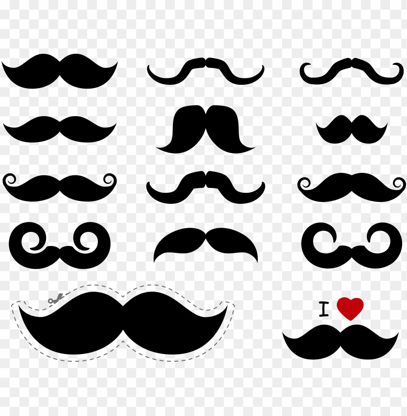 moustache png free download mustache vector free PNG image with