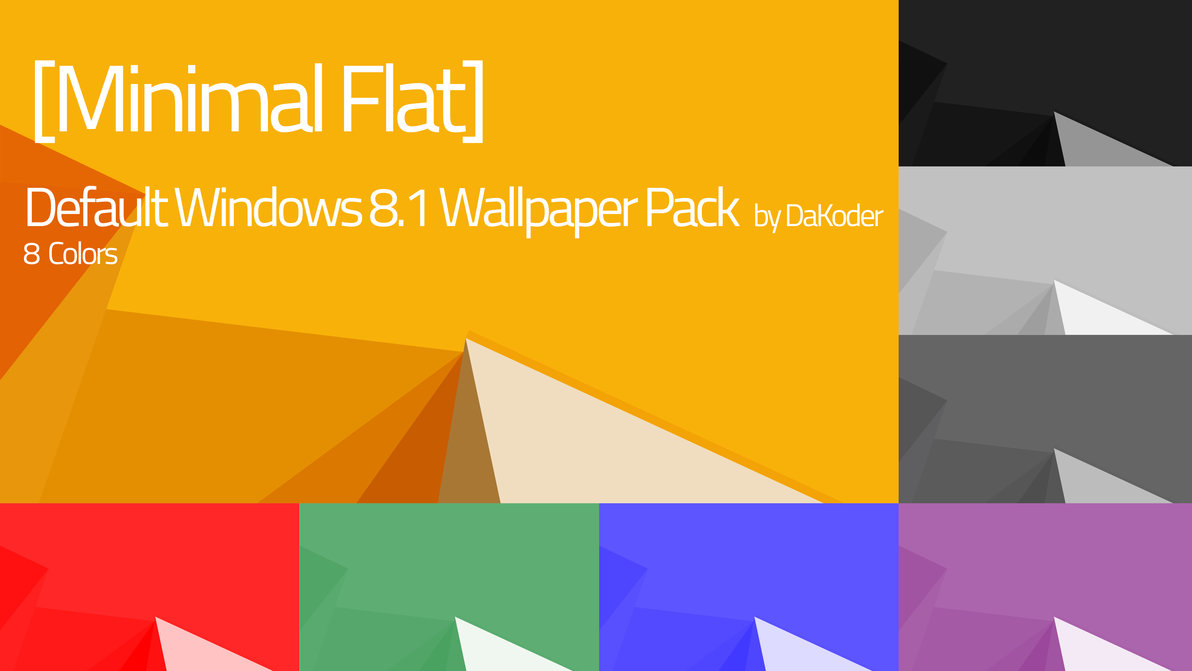Minflat Default Windows Wallpaper Pack By Dakoder