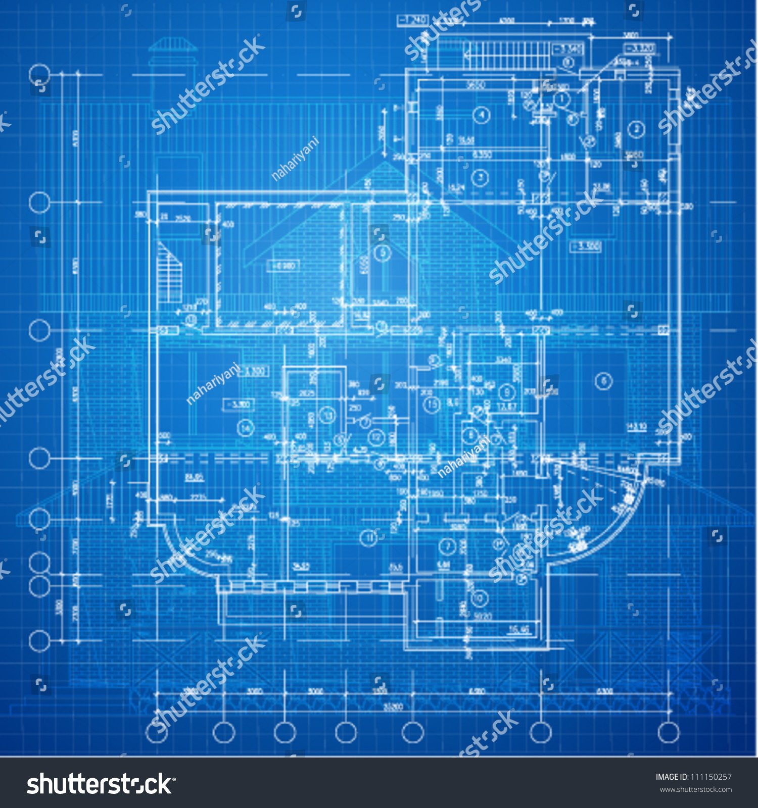 Free download Urban Blueprint Vector Architectural Background Part ...