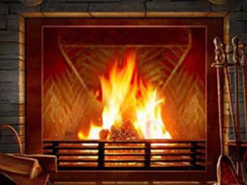 3d Fireplace Desktop Wallpaper