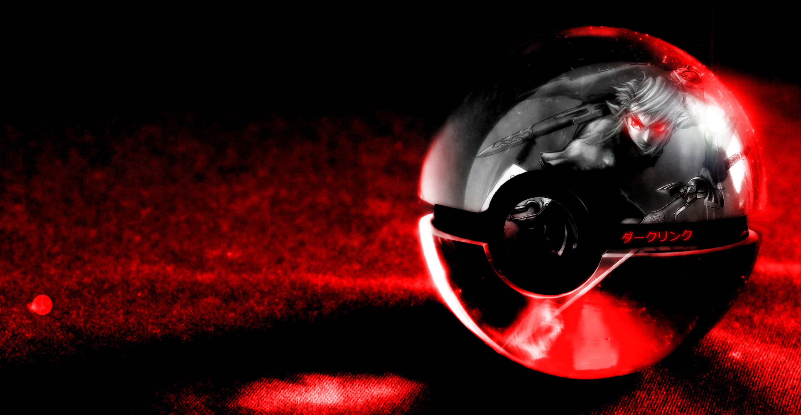 The Pokeball Of Dark Link By Wazzy88