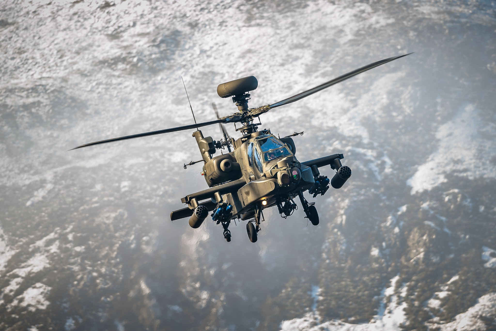 Wallpaper Ah Apache The Drums Helicopter