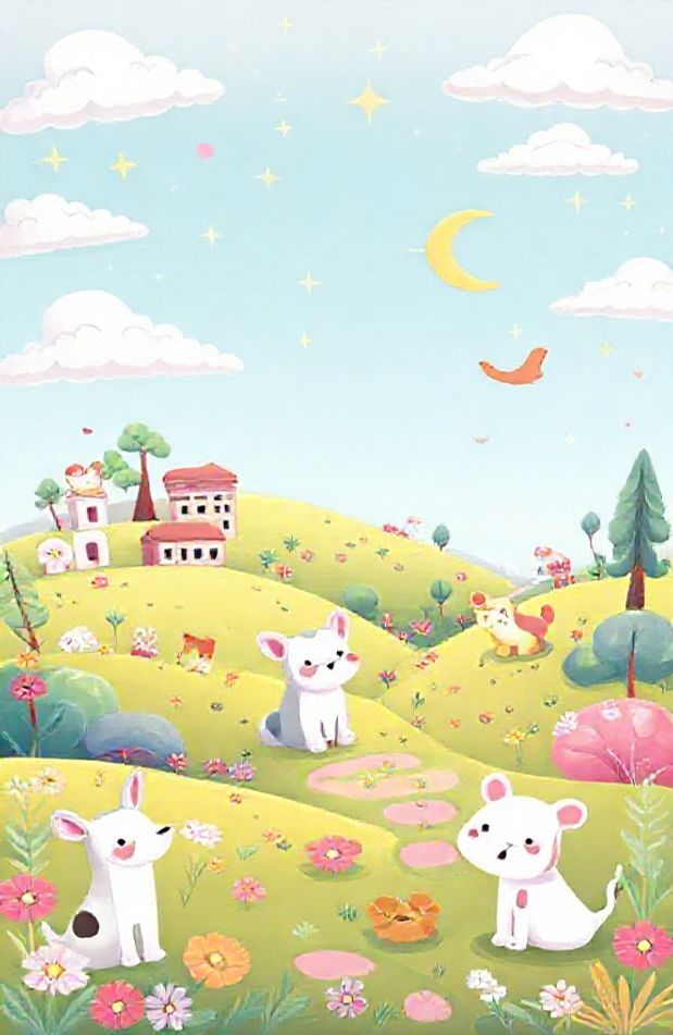 Cute Cartoon Wallpaper For Girls