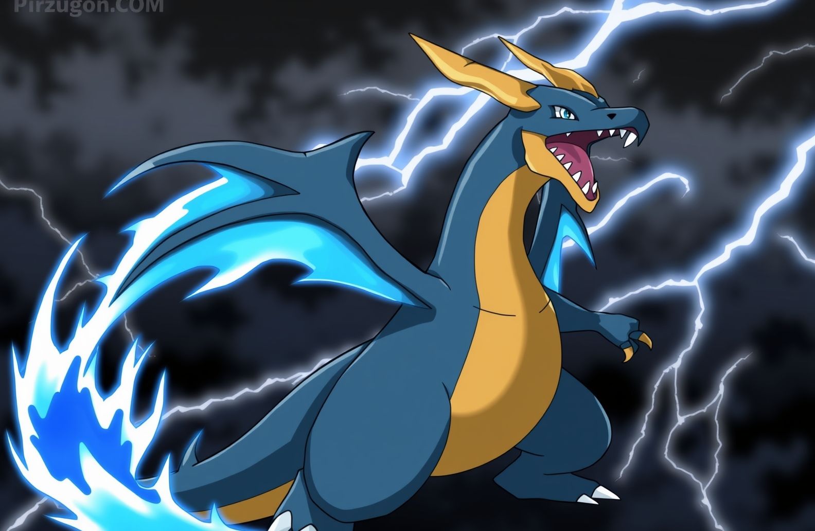 Pokemon Mega Charizard X Wallpaper