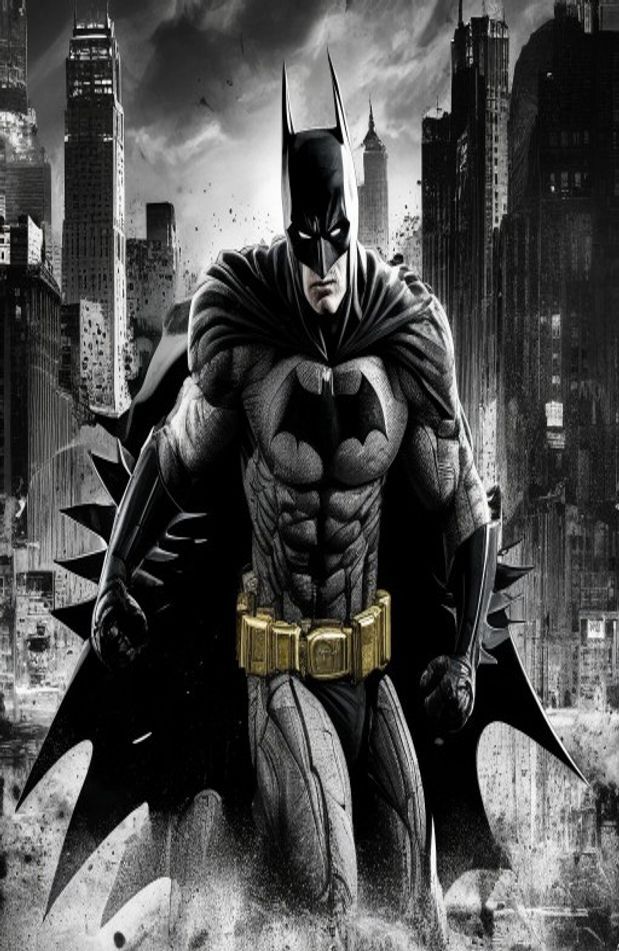 Black And White Batman Wallpaper
