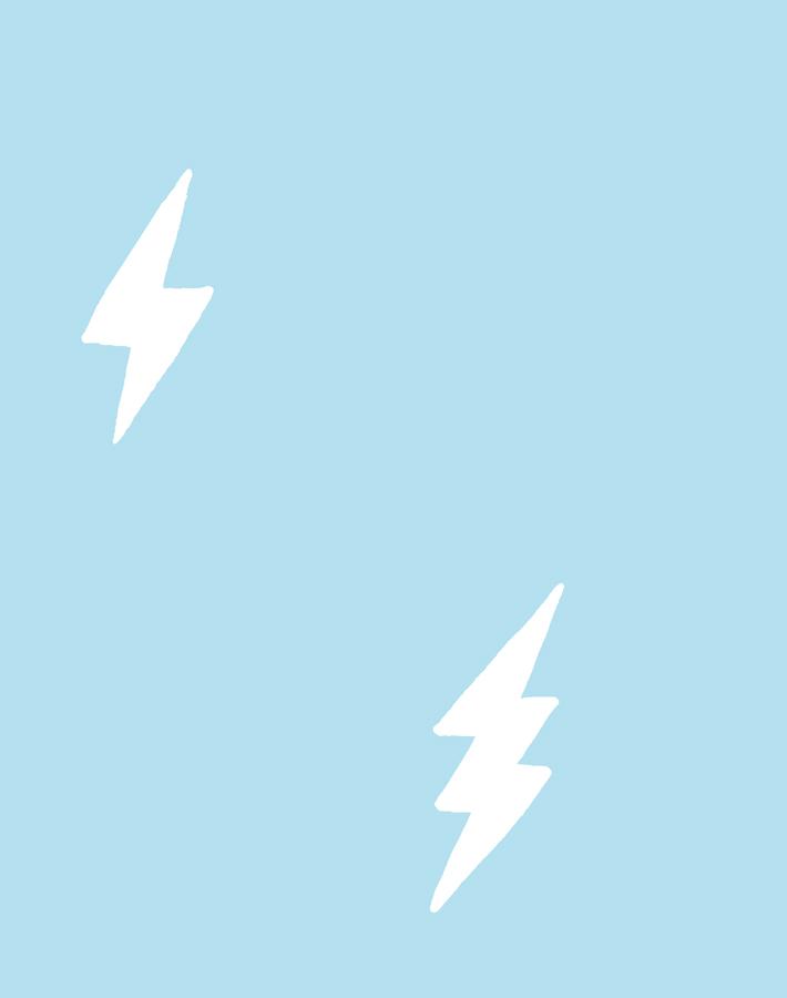 Zeus Lightning Wallpaper Baby Blue Kids Light