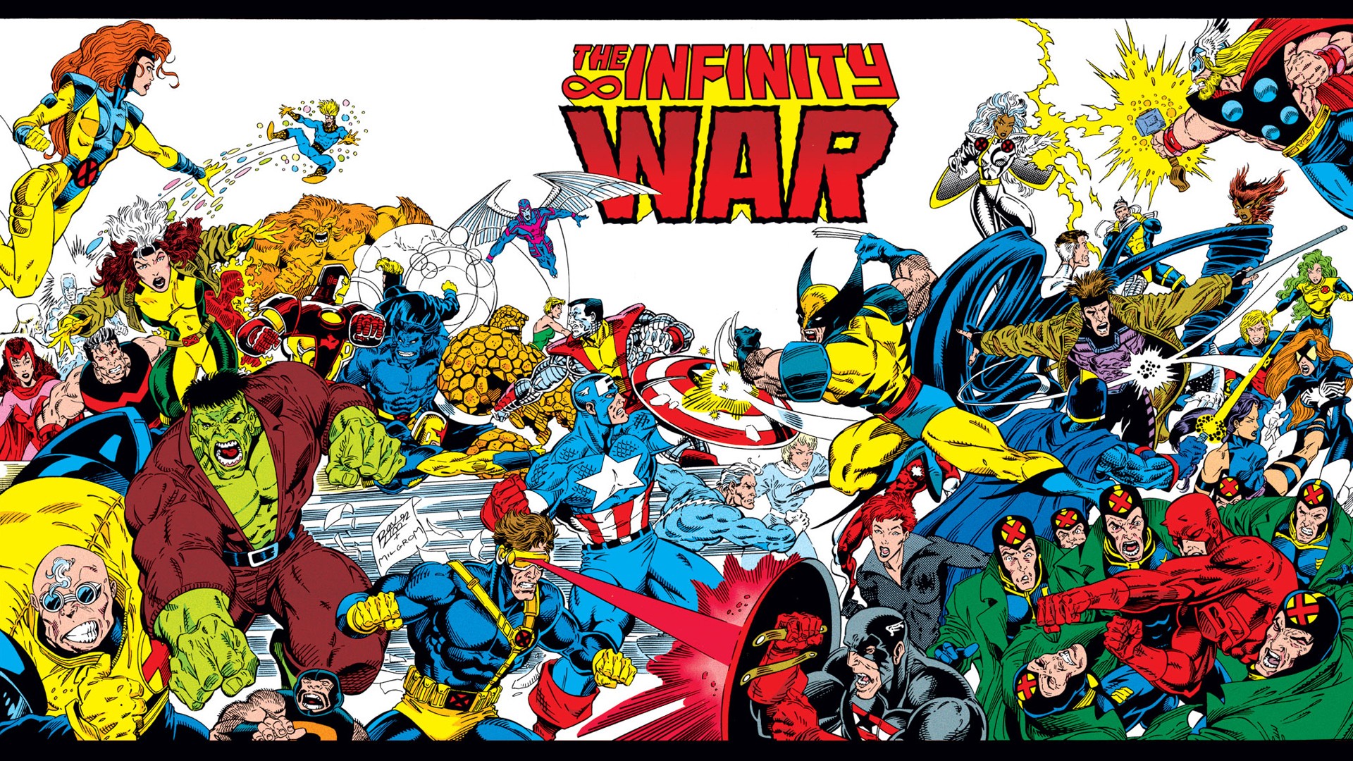 The Avengers X Men Wolverine Comics Wallpaper HD