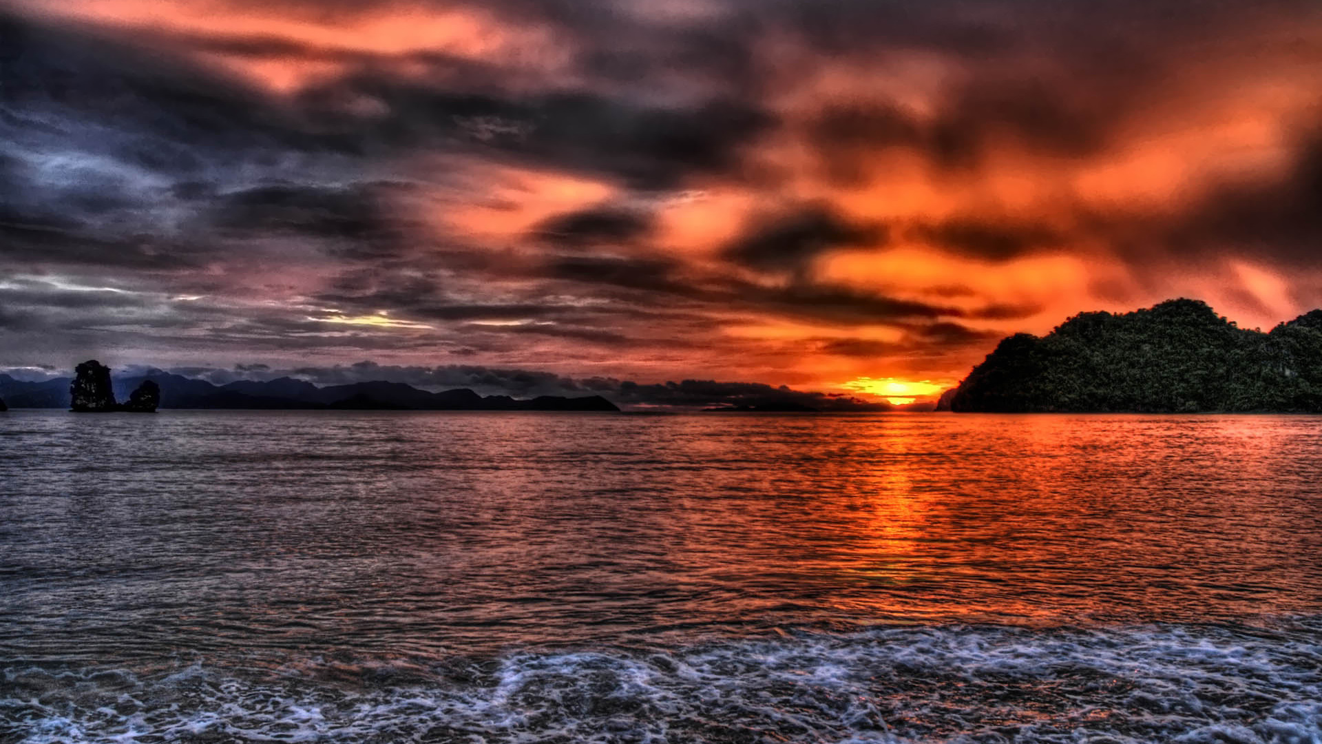 Sunset Beach Wallpaper HD   downloadwallpaperorg