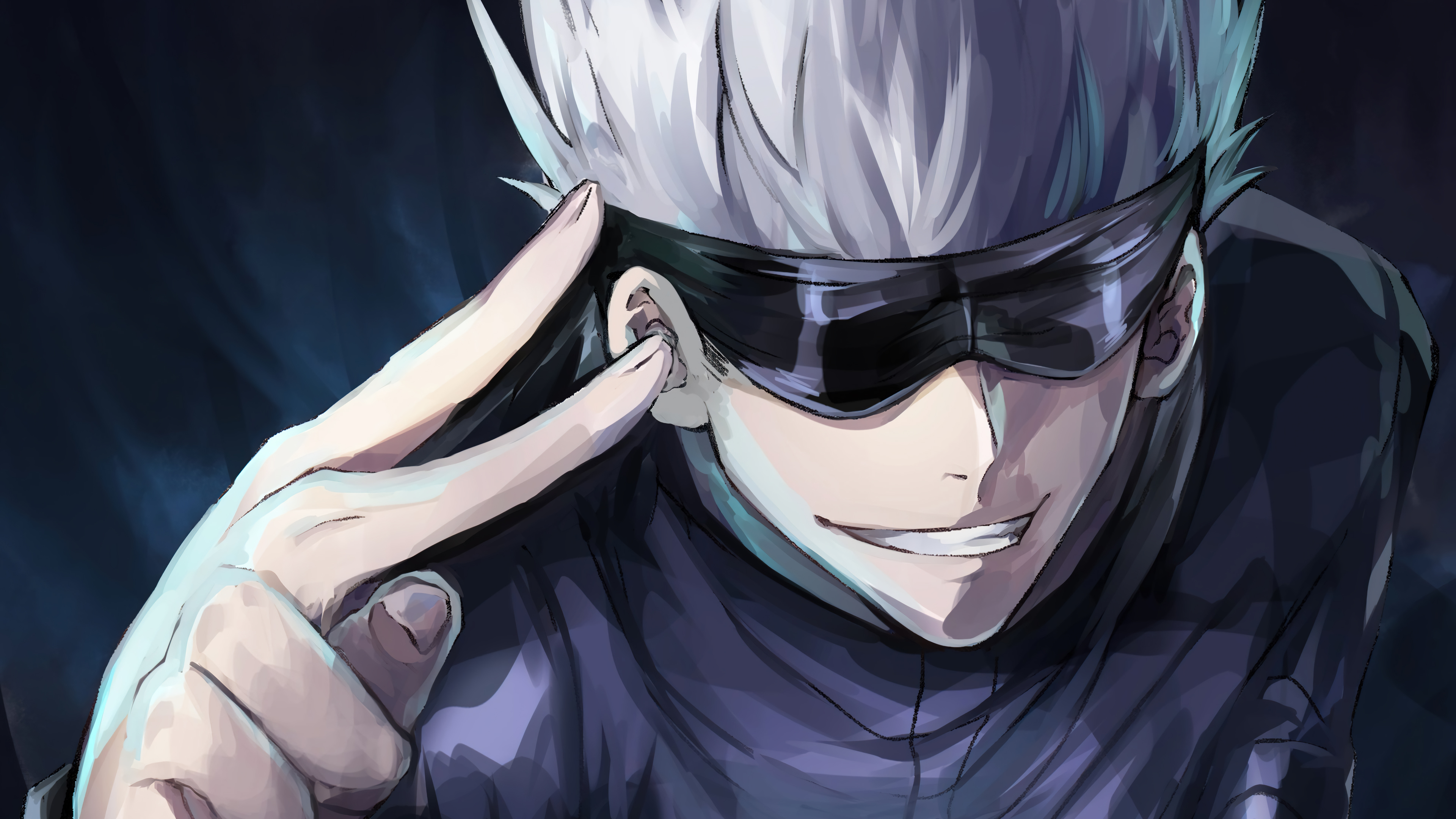 Satoru Gojo Jujutsu Kaisen 4k 5860e Wallpaper Bank2home