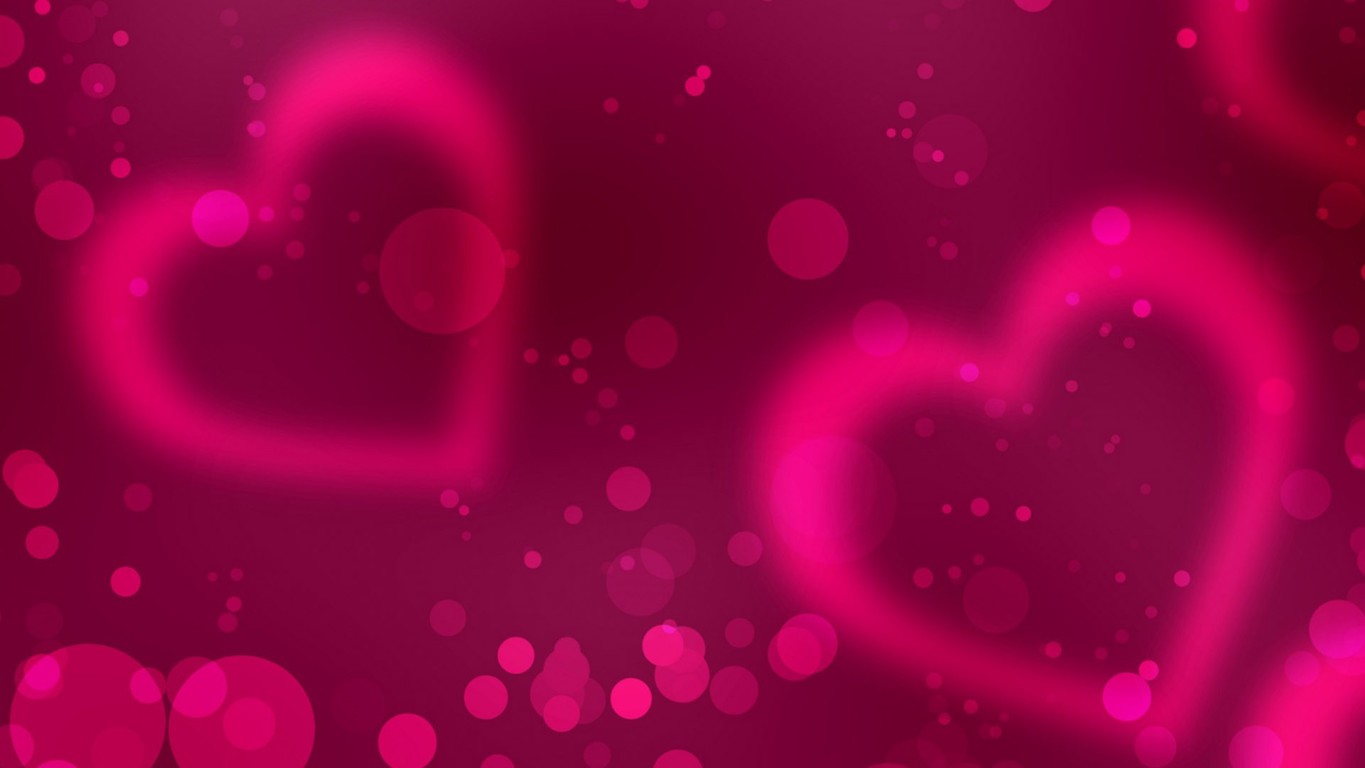 Pink Love Hearts Smoke HD Wallpaper Live
