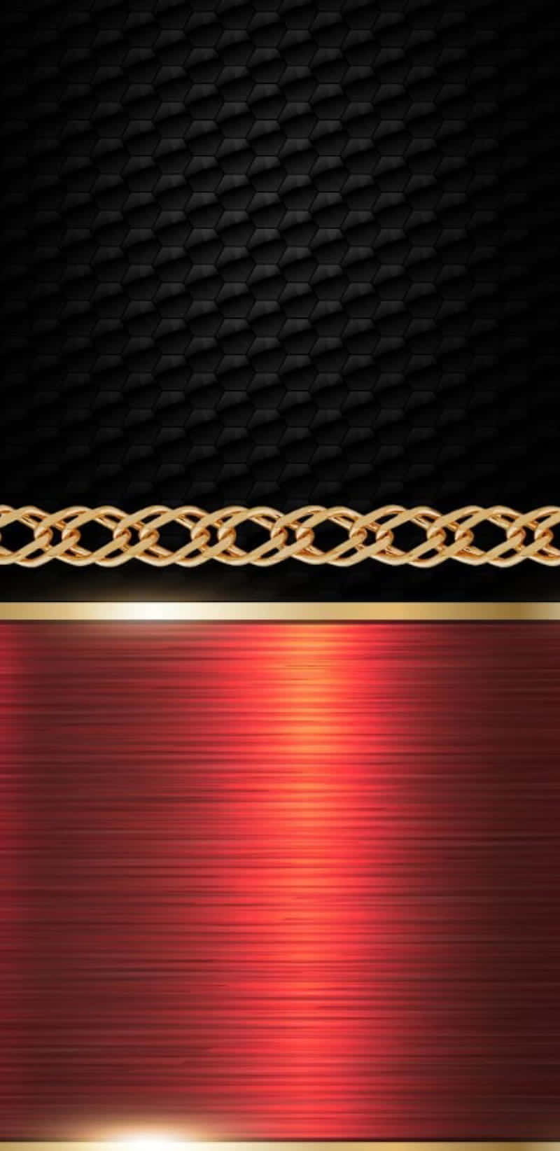 Luxurious Red And Gold Background Wallpaper