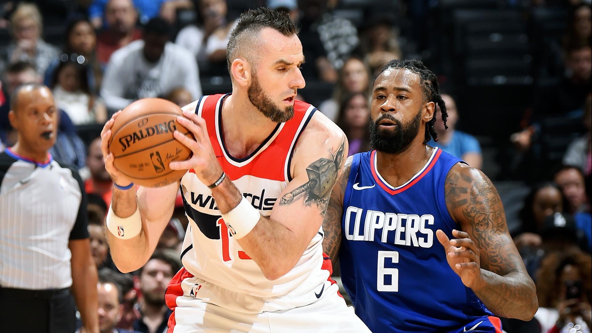 L A Clippers Acquire Marcin Gortat From Washington Wizards Nba