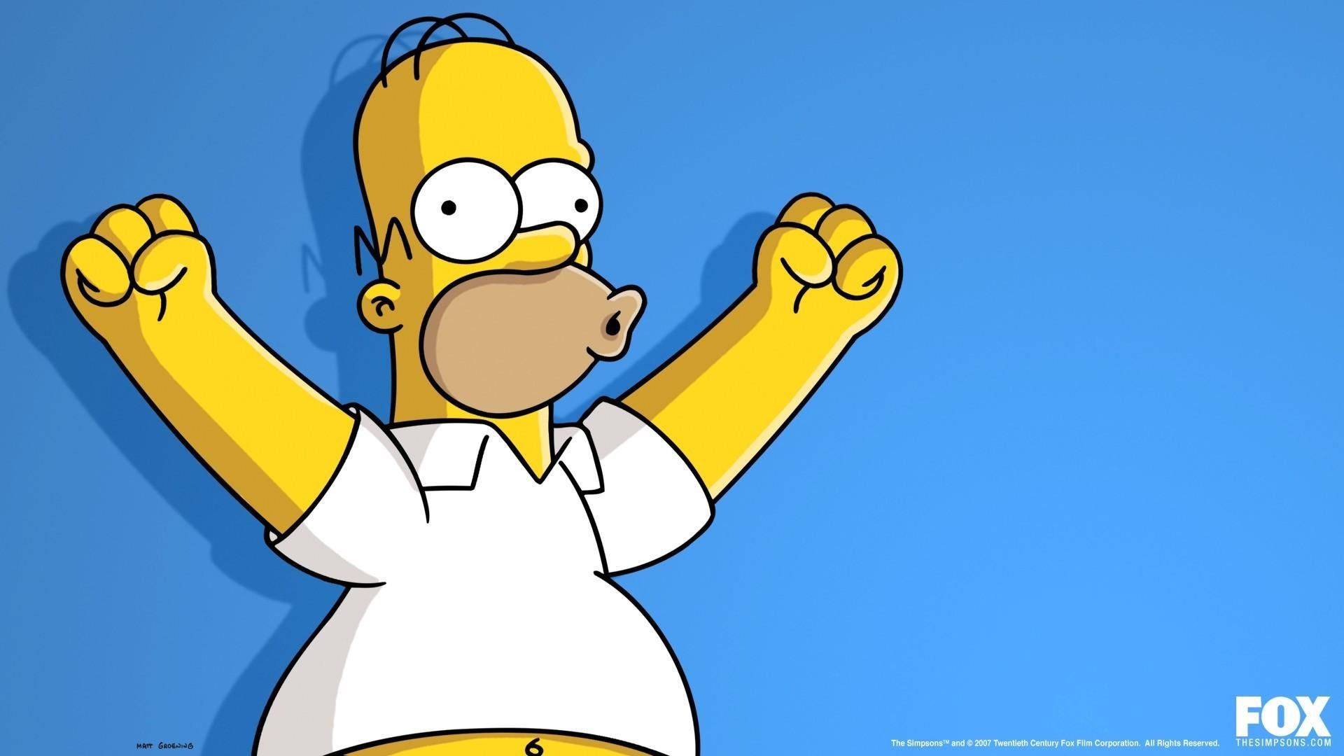 Homer Simpson Aesthetic Wallpaper