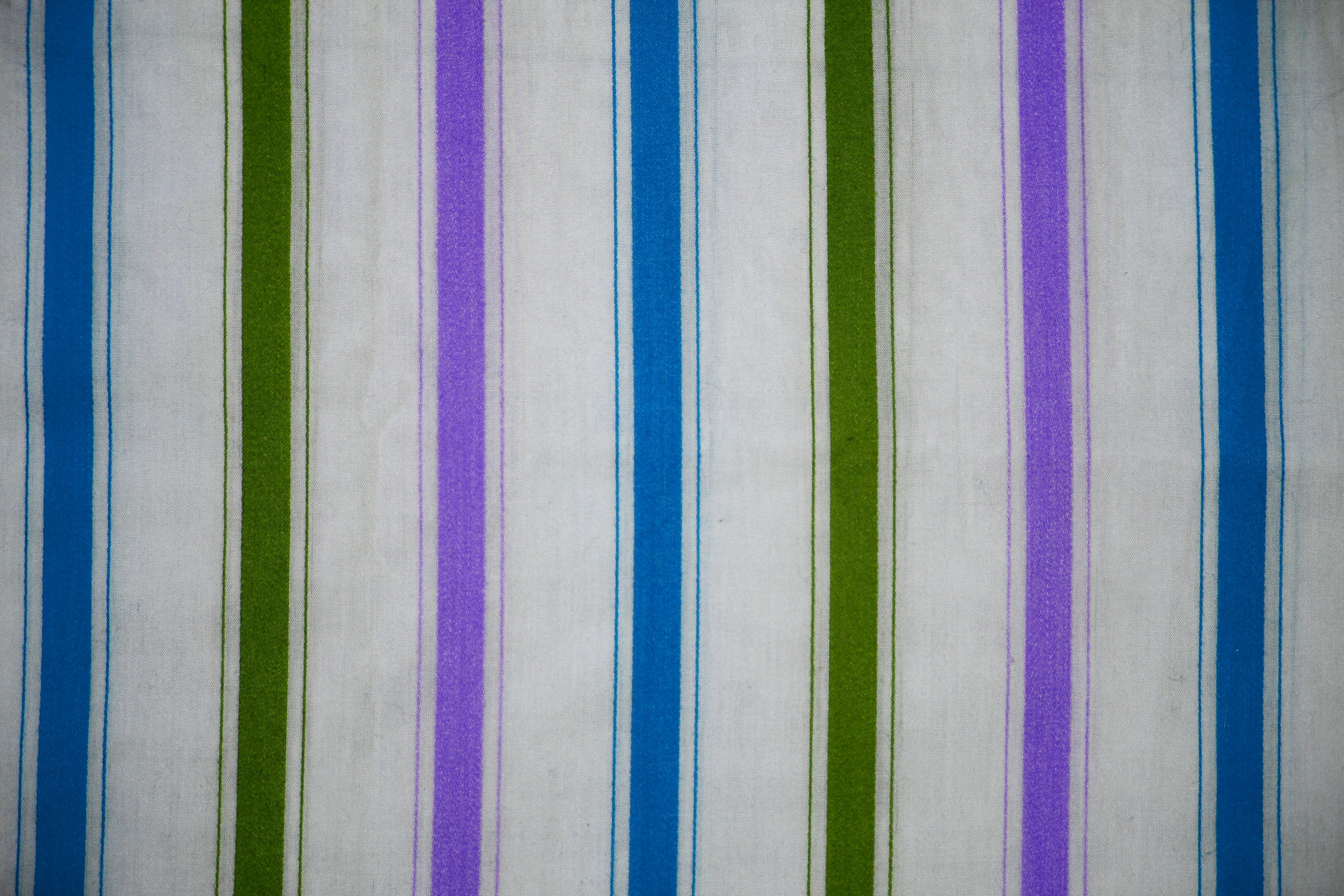 Striped Fabric Texture Green Blue And Purple On White Picture