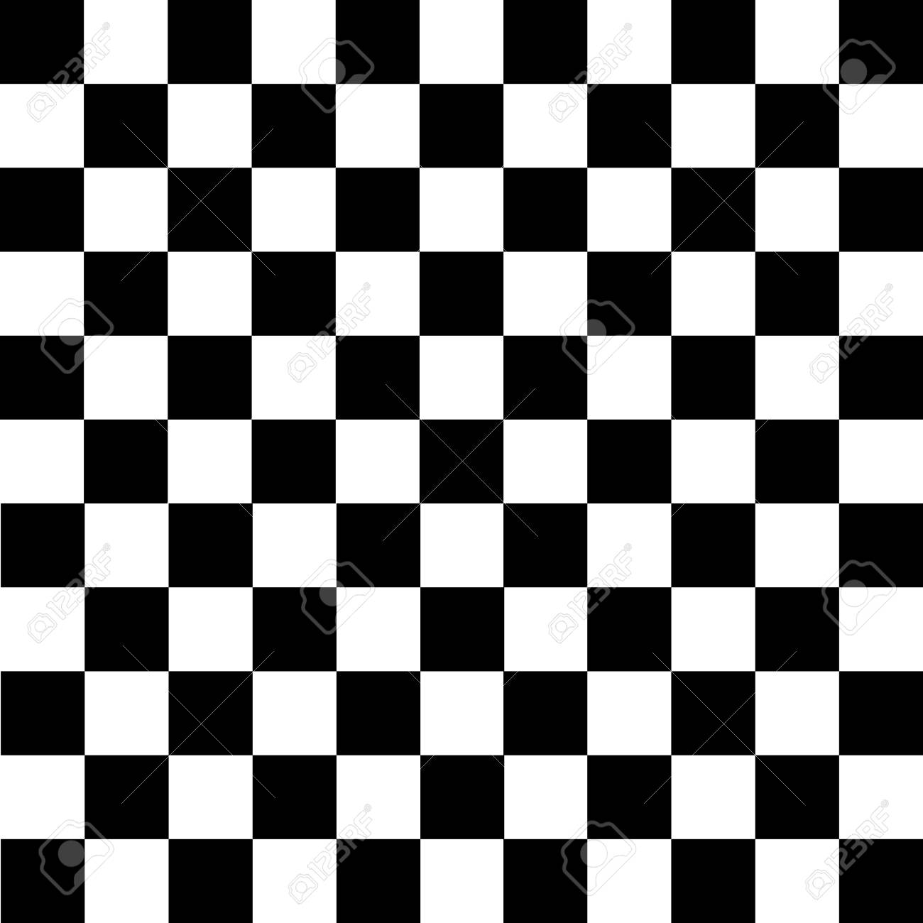 Black And White Checkered Background Chess Pattern Vector