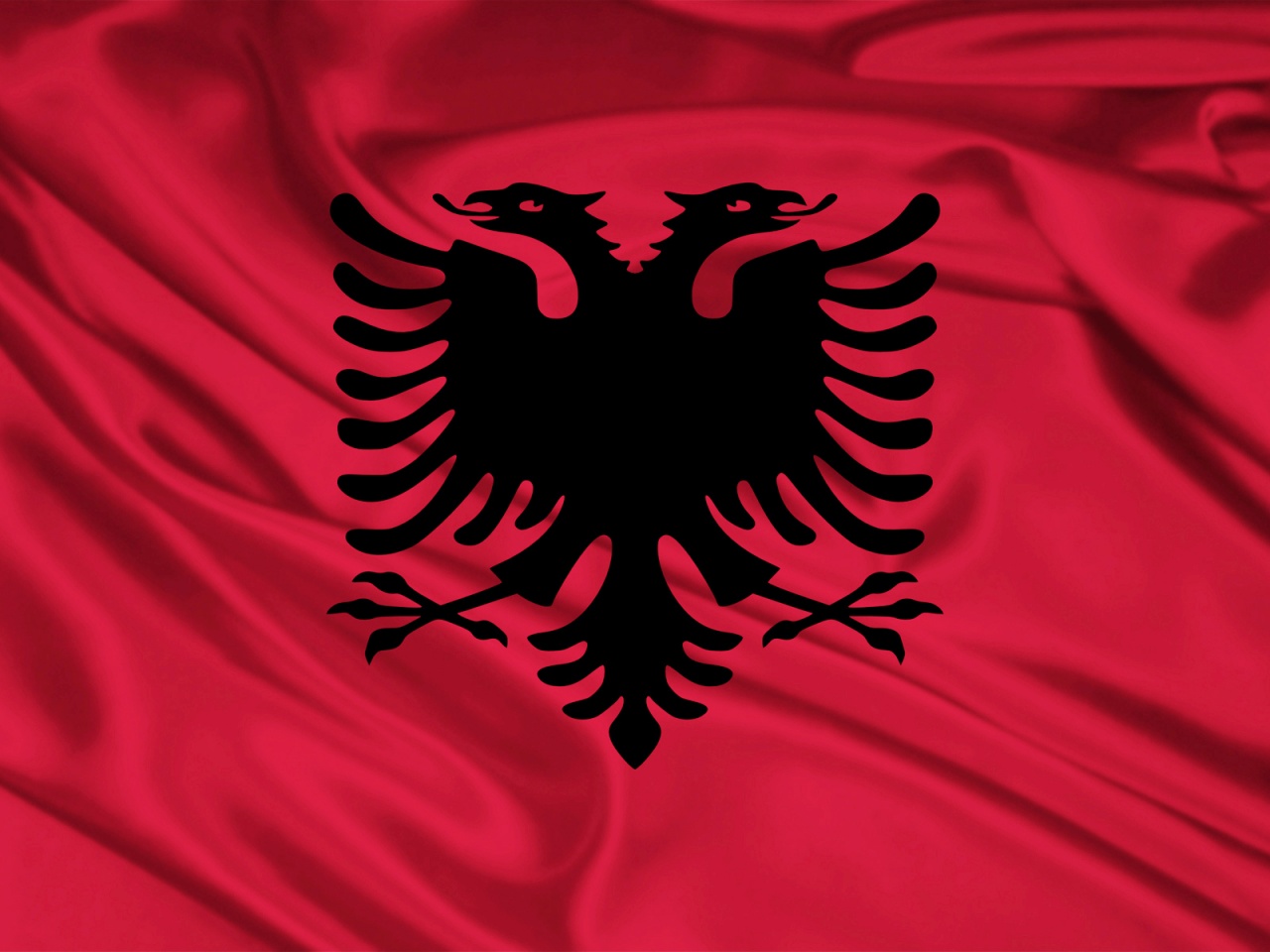 Albania Flag Desktop Pc And Mac Wallpaper