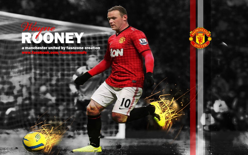 Wayne Rooney Manchester United Wallpaper HD Football