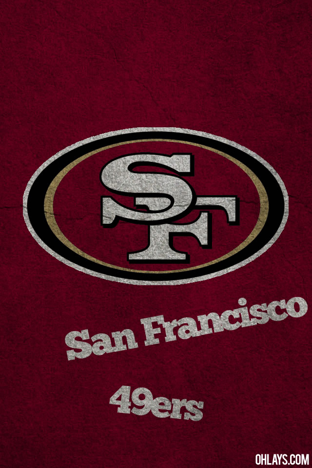 San Francisco 49ers iPhone Wallpaper ohLays