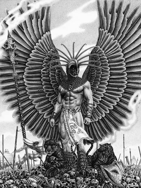 Aztec Warrior Future Tattoo By Ipwnnoobs