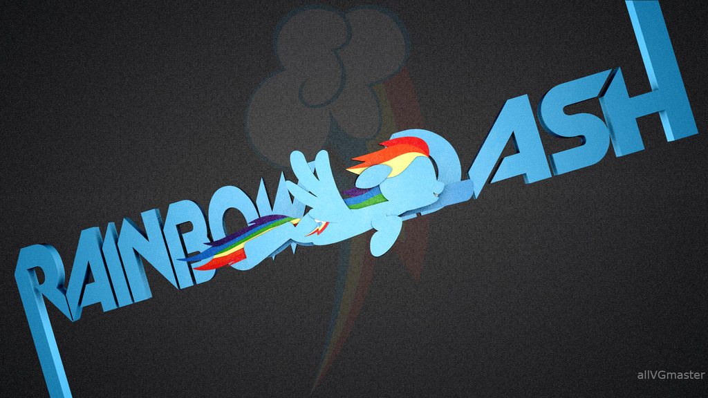 3d Rainbow Dash Wallpaper HD By Allvgmaster