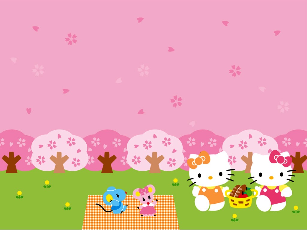 Hello Kitty Summer Wallpaper HD Background